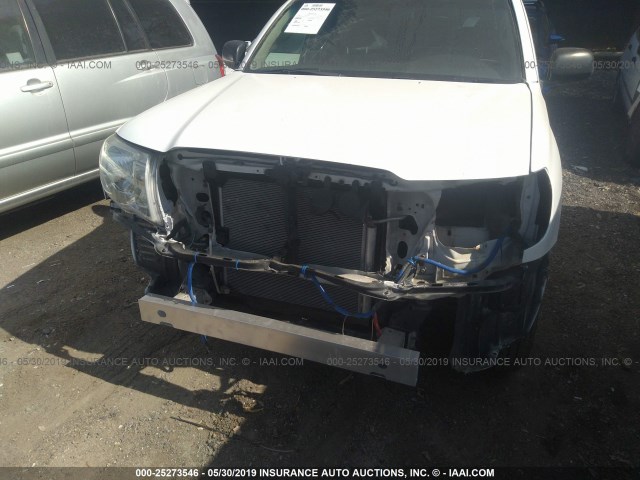5TETX22N48Z557549 - 2008 TOYOTA TACOMA ACCESS CAB თეთრი ფოტო 6