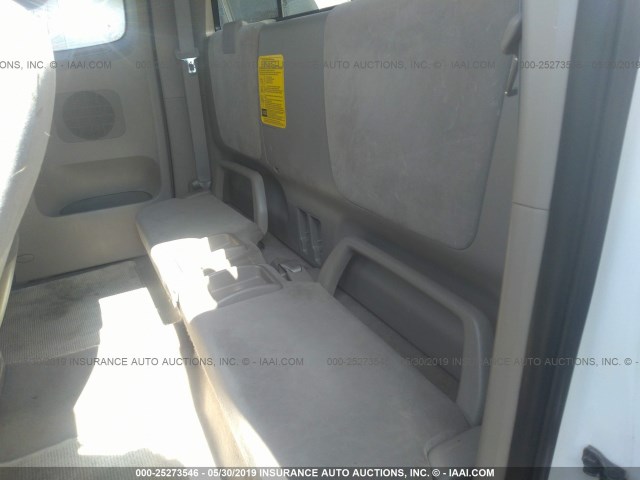 5TETX22N48Z557549 - 2008 TOYOTA TACOMA ACCESS CAB თეთრი ფოტო 8