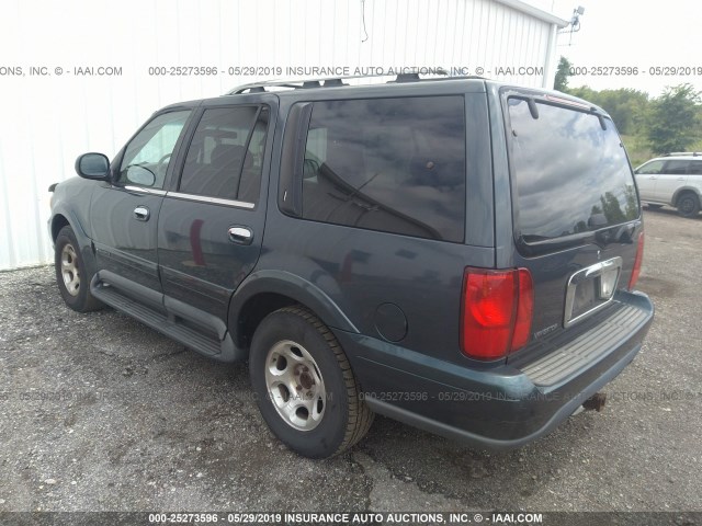 5LMPU28LXWLJ57399 - 1998 LINCOLN NAVIGATOR Bleu photo 3