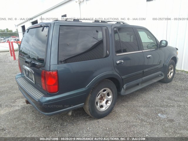 5LMPU28LXWLJ57399 - 1998 LINCOLN NAVIGATOR Bleu photo 4
