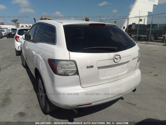 JM3ER293270146499 - 2007 MAZDA CX-7 WHITE photo 3