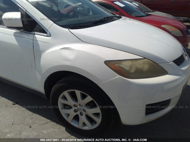 JM3ER293270146499 - 2007 MAZDA CX-7 WHITE photo 6