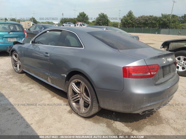 WAU3VAFR3AA077643 - 2010 AUDI S5 PRESTIGE GRAY photo 3