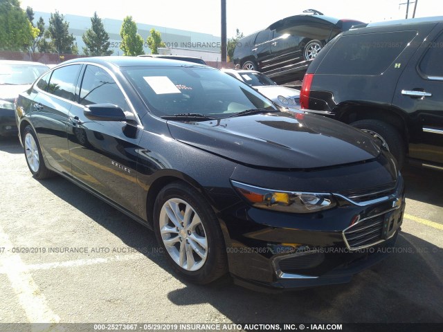 1G1ZJ5SU7HF178233 - 2017 CHEVROLET MALIBU HYBRID BLACK photo 1