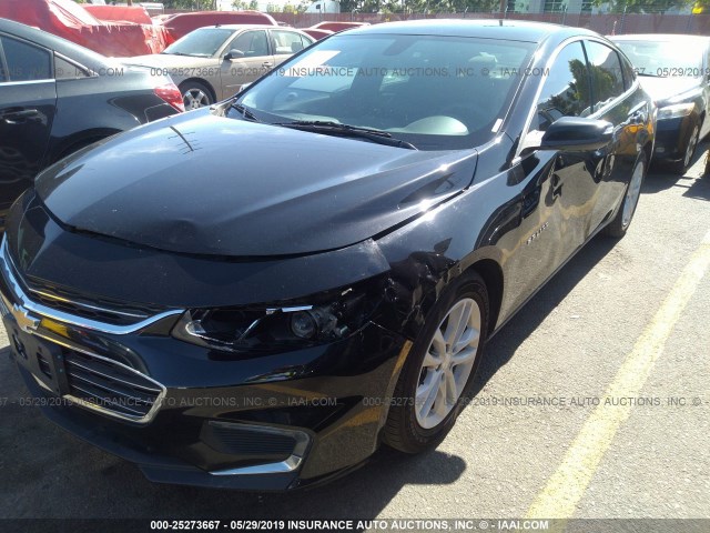 1G1ZJ5SU7HF178233 - 2017 CHEVROLET MALIBU HYBRID BLACK photo 6