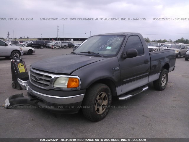 2FTRF17284CA78270 - 2004 FORD F-150 HERITAGE CLASSIC GRAY photo 2