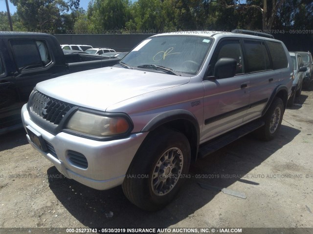 JA4LS21H62P003478 - 2002 MITSUBISHI MONTERO SPORT ES/SPORT LS SILVER photo 2