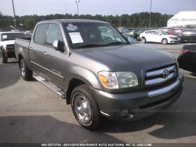 5TBET341X6S547695 - 2006 TOYOTA TUNDRA DOUBLE CAB SR5 GRAY photo 1