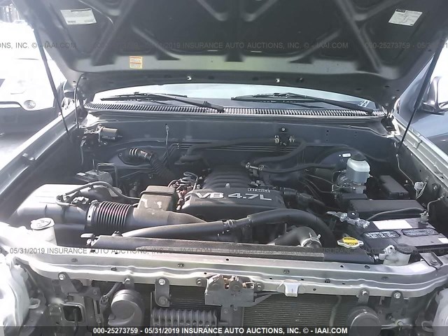 5TBET341X6S547695 - 2006 TOYOTA TUNDRA DOUBLE CAB SR5 GRAY photo 10