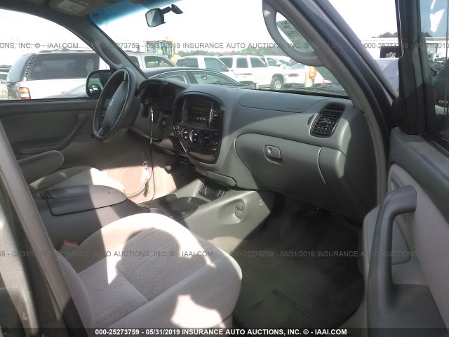 5TBET341X6S547695 - 2006 TOYOTA TUNDRA DOUBLE CAB SR5 GRAY photo 5