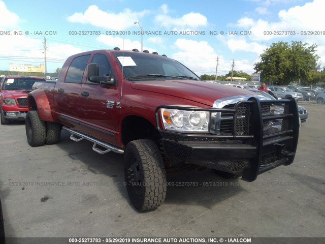 3D7MX49L29G541194 - 2009 DODGE RAM 3500 RED photo 1