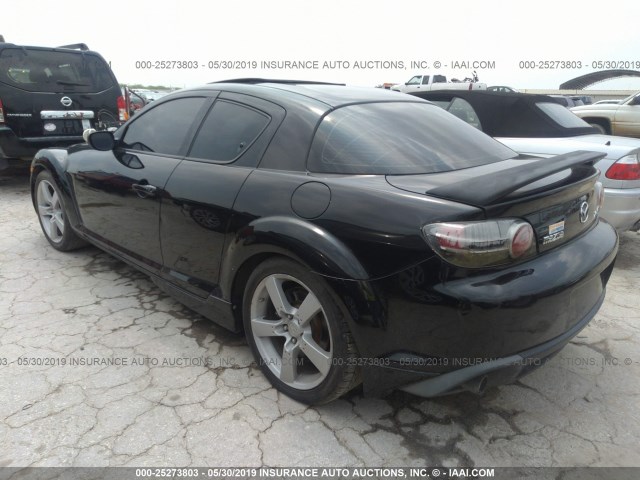 JM1FE17N240110654 - 2004 MAZDA RX8 BLACK photo 3