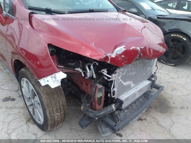 KL4CJASBXKB773302 - 2019 BUICK ENCORE MAROON photo 6