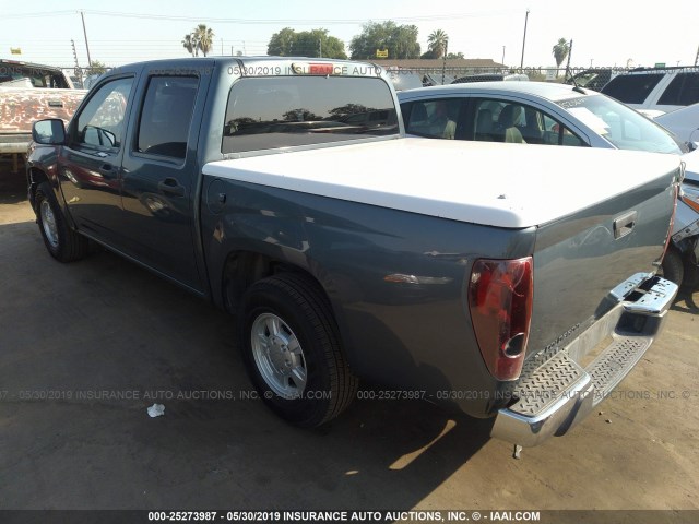 1GCCS136968249839 - 2006 CHEVROLET COLORADO BLUE photo 3