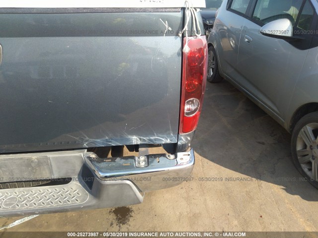 1GCCS136968249839 - 2006 CHEVROLET COLORADO BLUE photo 6