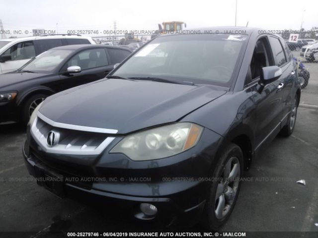 5J8TB18247A007106 - 2007 ACURA RDX  Blue photo 2