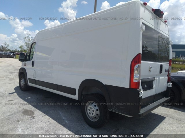 3C6TRVDG6KE531180 - 2019 RAM PROMASTER 2500  WHITE photo 3