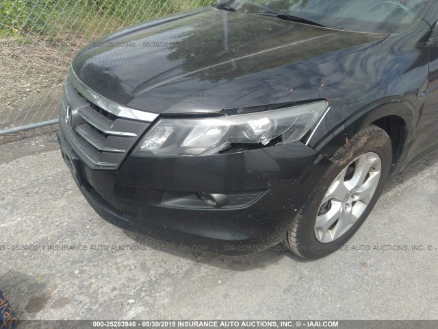 5J6TF1H58AL009718 - 2010 HONDA ACCORD CROSSTOUR EXL BLACK photo 6