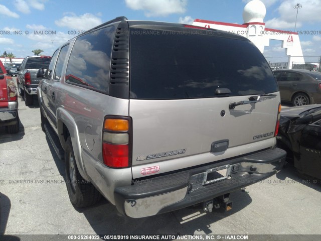 3GNEC16Z25G278630 - 2005 CHEVROLET SUBURBAN C1500 BEIGE photo 3