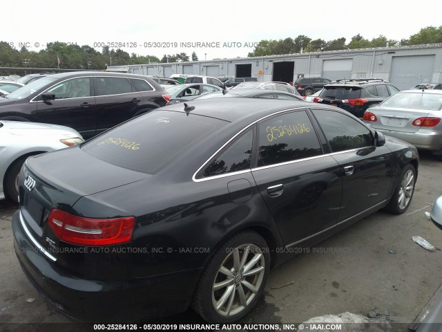 WAUWG74F29N013228 - 2009 AUDI A6 QUATTRO BLACK photo 4