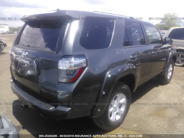 JTEBU5JR5J5532173 - 2018 TOYOTA 4RUNNER SR5 PREM/LTDL/TRAIL/TRD GRAY photo 4