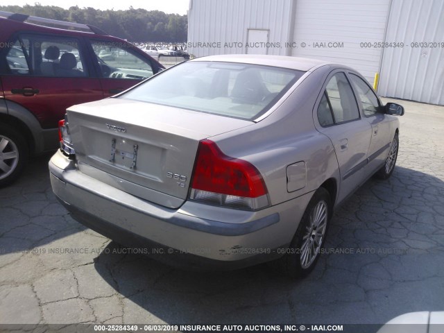 YV1RS53D922122290 - 2002 VOLVO S60 T5 Champagne photo 4