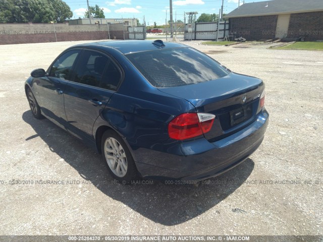 WBAVD13586KV06693 - 2006 BMW 325 XI BLUE photo 3