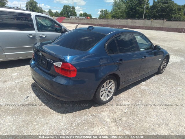 WBAVD13586KV06693 - 2006 BMW 325 XI BLUE photo 4