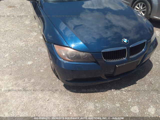 WBAVD13586KV06693 - 2006 BMW 325 XI BLUE photo 6