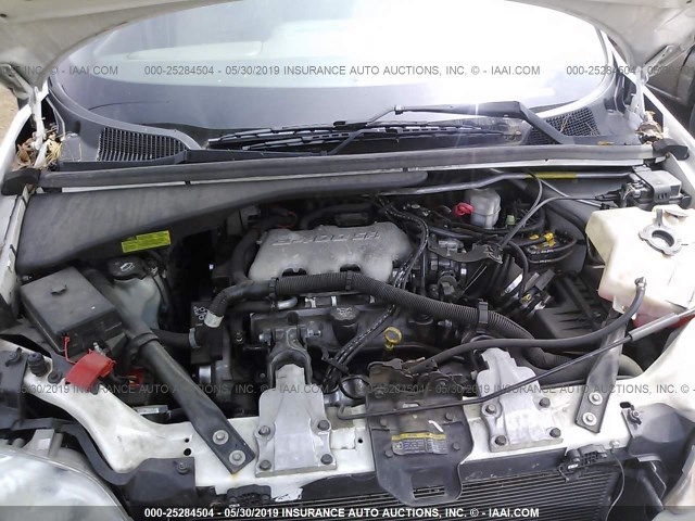 1GNDX03E73D139499 - 2003 CHEVROLET VENTURE WHITE photo 10