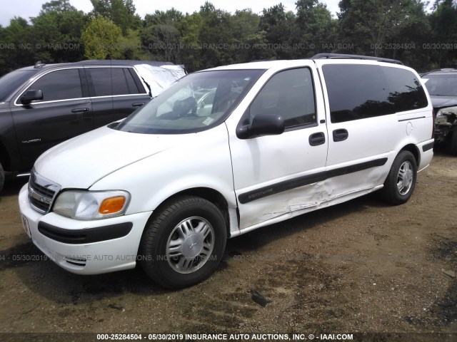 1GNDX03E73D139499 - 2003 CHEVROLET VENTURE WHITE photo 2