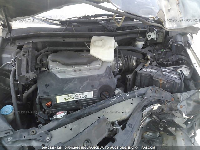 1HGCP3F8XBA023078 - 2011 HONDA ACCORD EXL GRAY photo 10