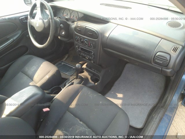 1B3ES26C93D239283 - 2003 DODGE NEON SE BLUE photo 5