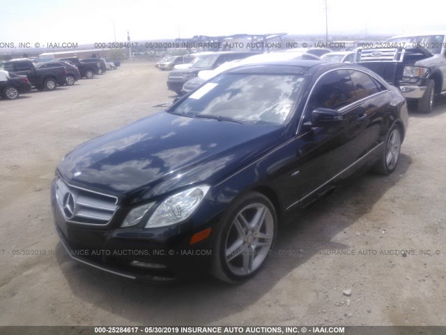 WDDKJ5KB9CF170172 - 2012 MERCEDES-BENZ E 350 BLACK photo 2