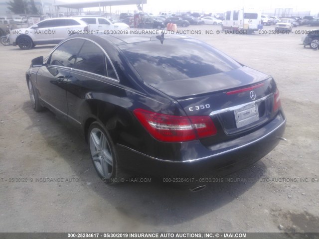 WDDKJ5KB9CF170172 - 2012 MERCEDES-BENZ E 350 BLACK photo 3