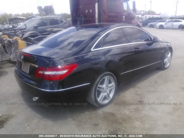 WDDKJ5KB9CF170172 - 2012 MERCEDES-BENZ E 350 BLACK photo 4