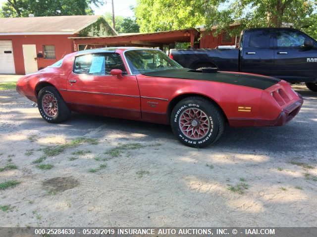 2T87Y9N147774 - 1979 PONTIAC FIREBIRD RED photo 1