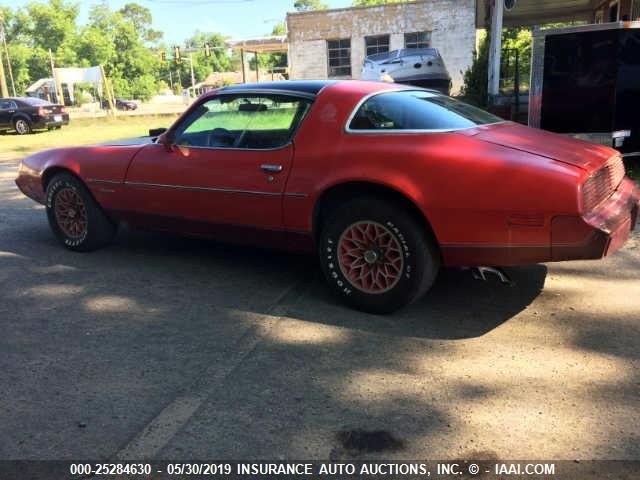 2T87Y9N147774 - 1979 PONTIAC FIREBIRD RED photo 3