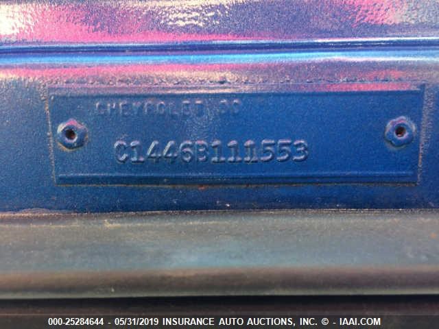 C1446B111553 - 1966 CHEVROLET C10 BLUE photo 9