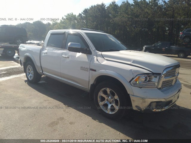 1C6RR7NM1FS671392 - 2015 RAM 1500 LARAMIE WHITE photo 1