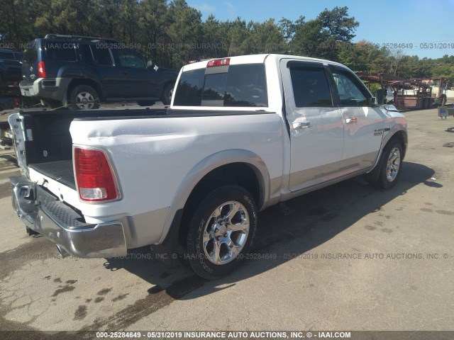 1C6RR7NM1FS671392 - 2015 RAM 1500 LARAMIE WHITE photo 4