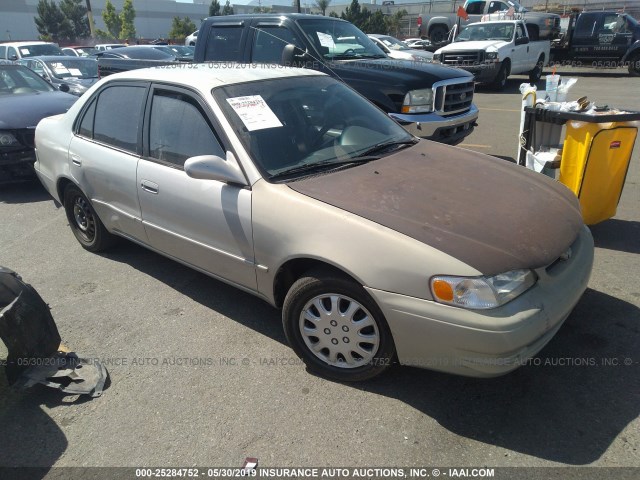 1NXBR12E1XZ231954 - 1999 TOYOTA COROLLA VE/CE/LE SILVER photo 1