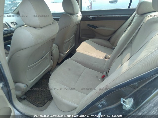 JHMFA36267S002852 - 2007 HONDA CIVIC HYBRID TAN photo 8