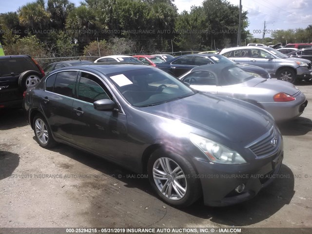 JN1CV6AR7CM970247 - 2012 INFINITI G37 GRAY photo 1