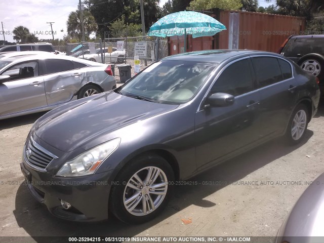 JN1CV6AR7CM970247 - 2012 INFINITI G37 GRAY photo 2