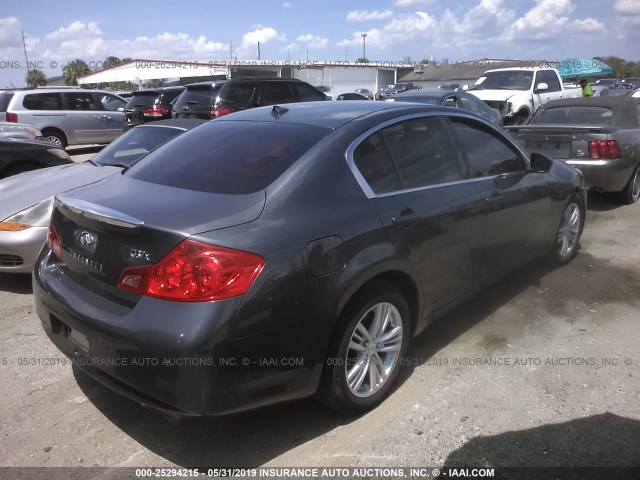 JN1CV6AR7CM970247 - 2012 INFINITI G37 GRAY photo 4