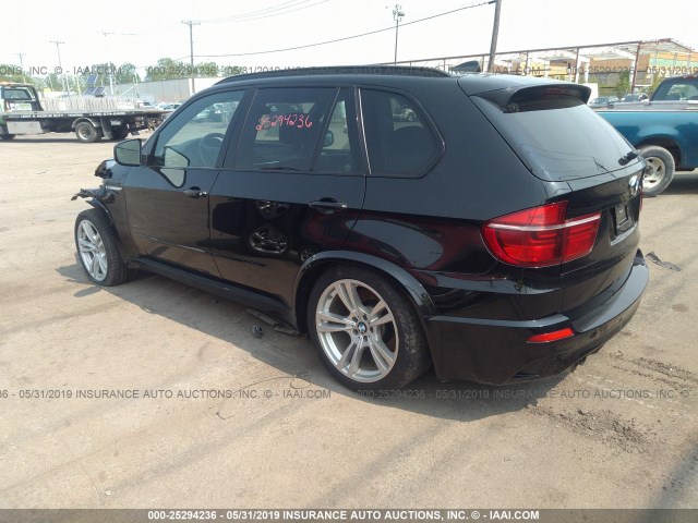 5YMGY0C51CLK27738 - 2012 BMW X5 M BLACK photo 3