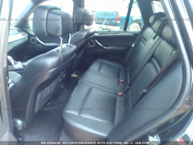 5YMGY0C51CLK27738 - 2012 BMW X5 M BLACK photo 8
