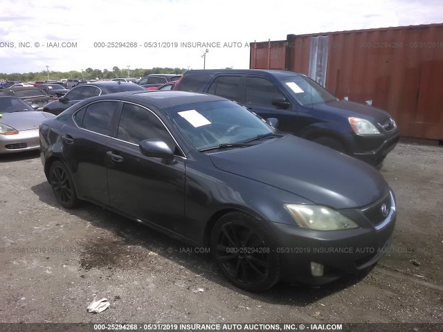 JTHBK262972028464 - 2007 LEXUS IS 250 GRAY photo 1