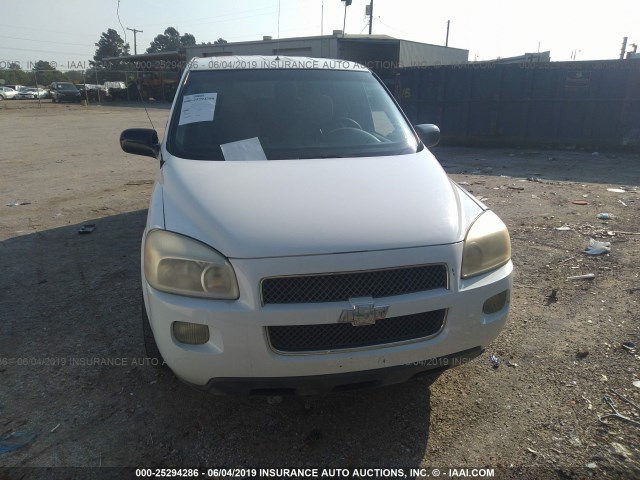 1GNDV23177D126899 - 2007 CHEVROLET UPLANDER LS WHITE photo 6